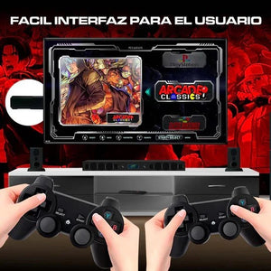 Consola Retro Stick X2 40000 Juegos + 2  Mandos inalámbricos INALAMBRICOS